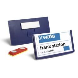 Durable Identyfikator Z Magnesem Frame 40 X 75 Mm Granatowy 850407