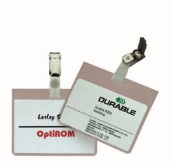 Durable Identyfikator 60x90 Mm Z Klipem 860319