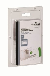 Durable Identyfikator 54x90 Mm Z Agrafką 5 Sztuk 861019