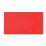 Tablica Szklana Suchościeralna Magyczna Nobo Diamond 126 X 71,1 Cm Czerwona