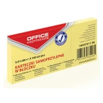 Karteczki Bloczek Notes Samoprzylepny Office Products 38x51mm 100 Sztuk Żółty