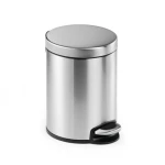 Durable Kosz Na Śmieci Okrągły Stainless Steel 20 L  340223