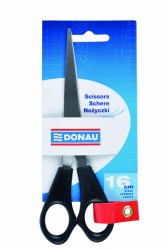 Nożyczki Biurowe Donau, Klasyczne, 16cm, Czarne