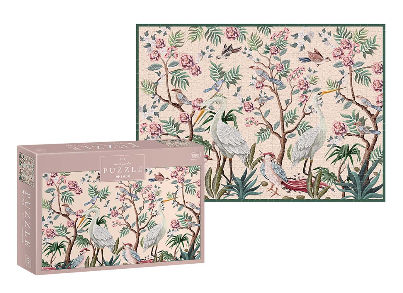 thumbnail image 2 of Interdruk Puzzle Secret Garden No. 2 - 1000 Pièces - Puzzle Adulte - Rue Du Commerce 2 of 10